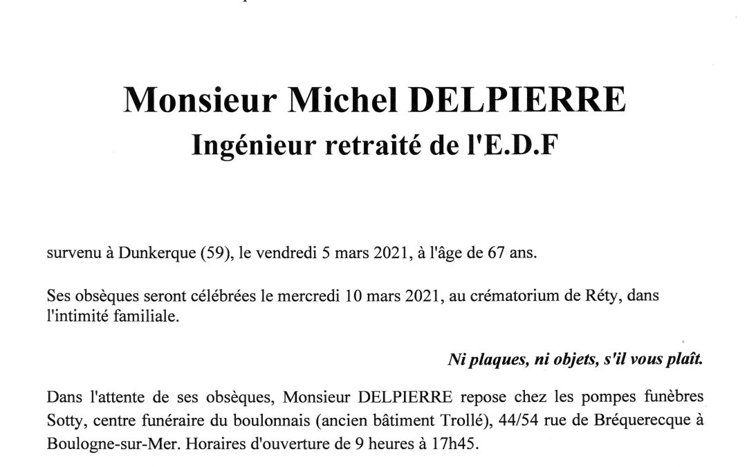 Monsieur Michel Delpierre Pompes Fun Bres Toupet Sotty